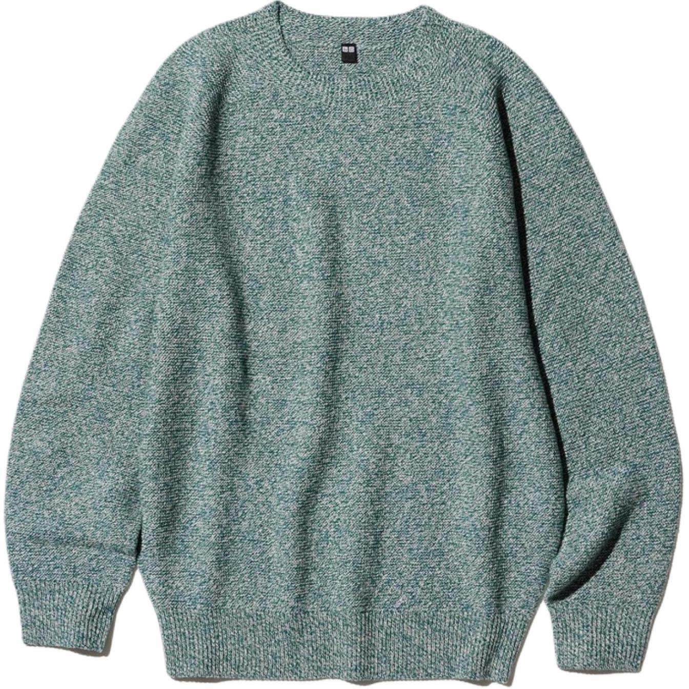 картинка Трикотажная водолазка мужская бирюзовая UNIQLO от магазина Одежда+