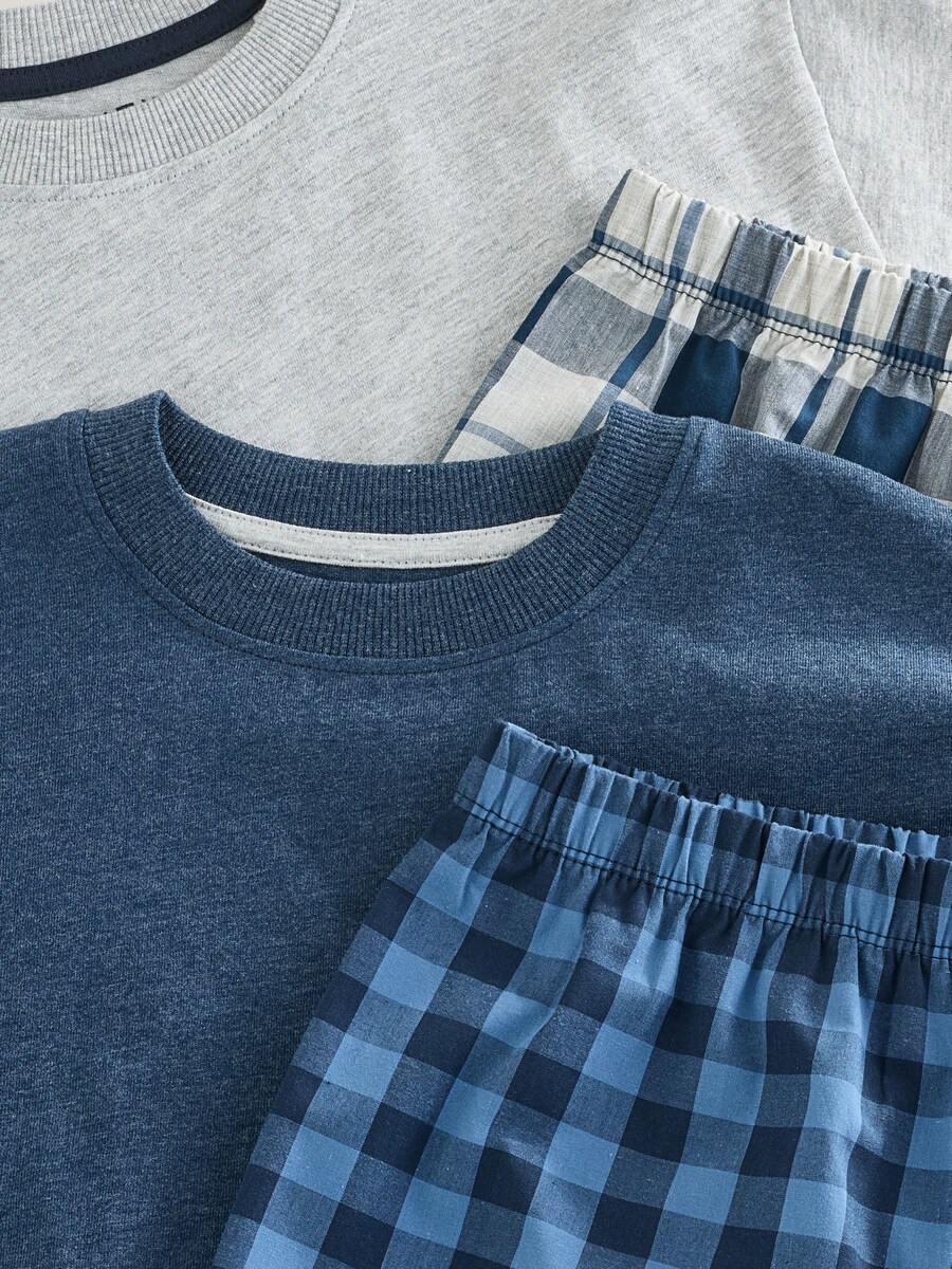 картинка Пижама Next, цвет Navy/Azure/Light grey от магазина Одежда+