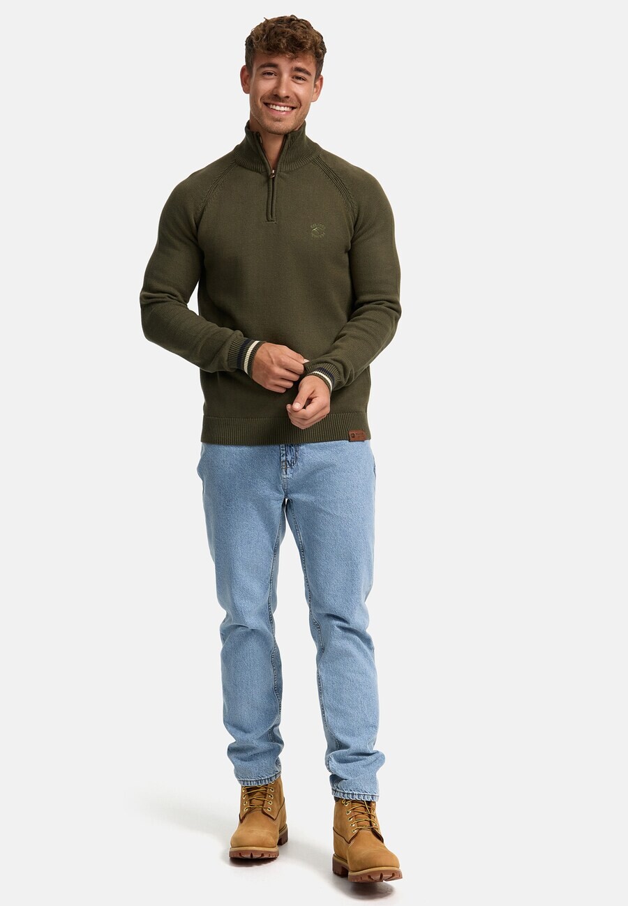 картинка Водолазка INDICODE JEANS Sweater Swift, зеленый от магазина Одежда+