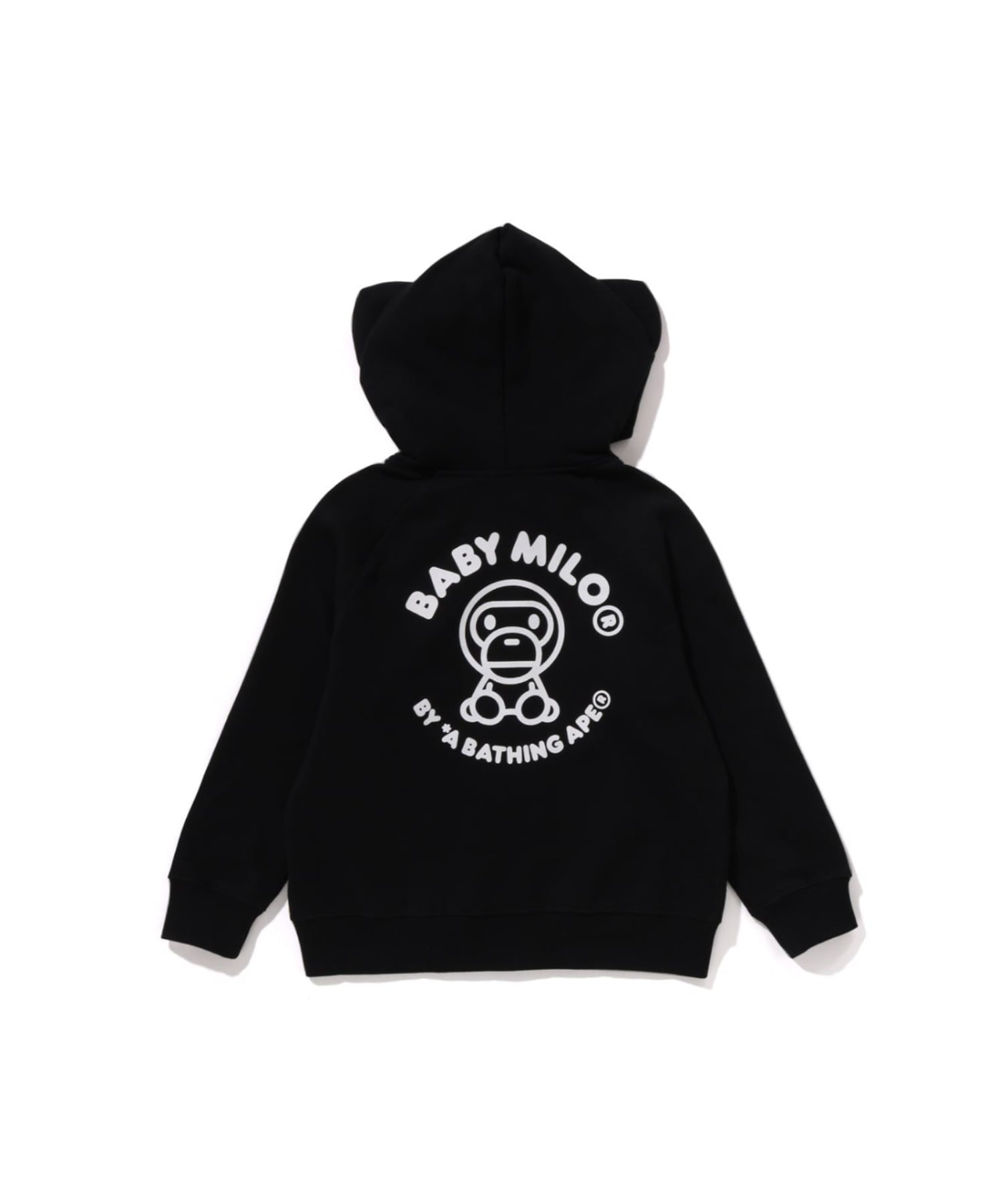 картинка Худи на молнии Baby Milo Friends A BATHING APE, BLACK от магазина Одежда+