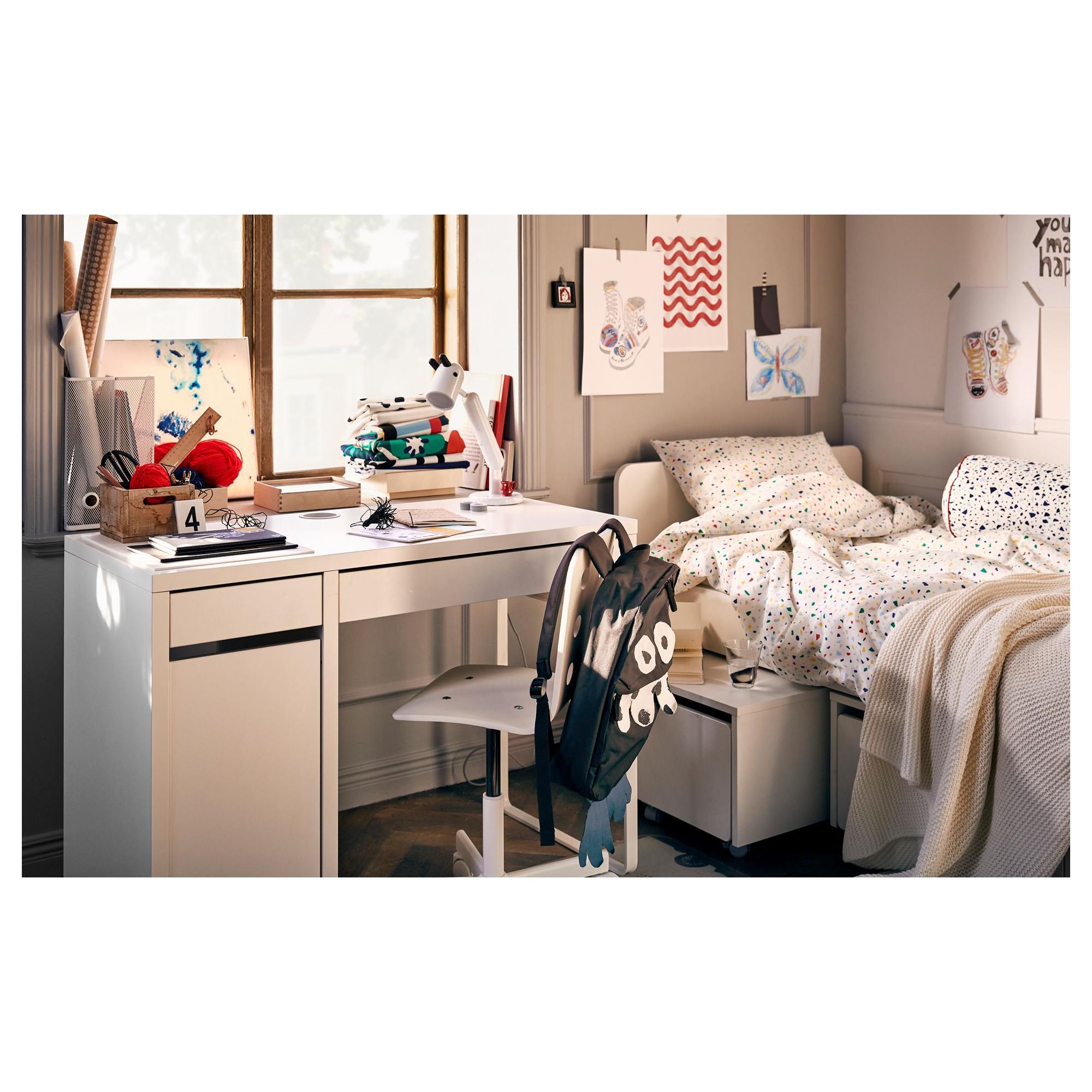 картинка Письменный стол IKEA MICKE, 105x50 см, белый от магазина Одежда+