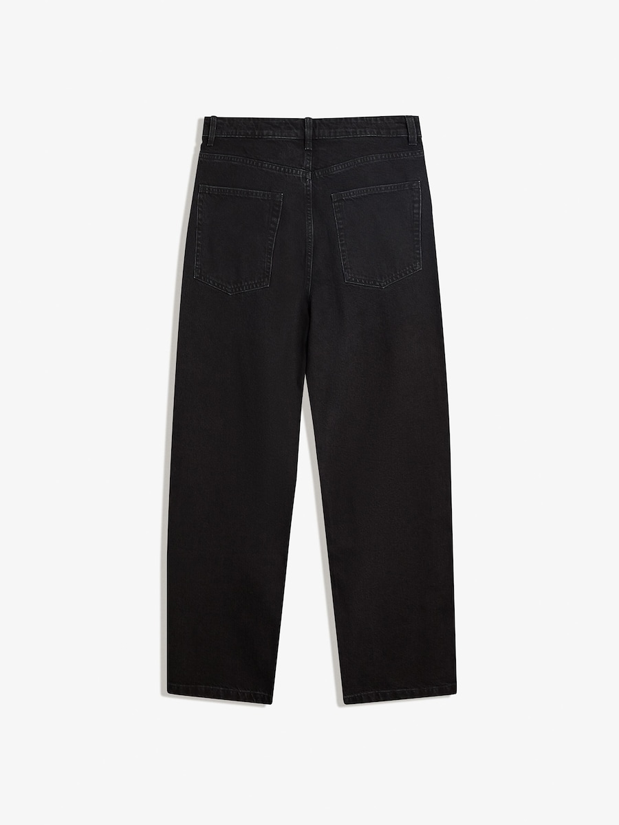 картинка Джинсы Bershka Baggy, черный деним от магазина Одежда+