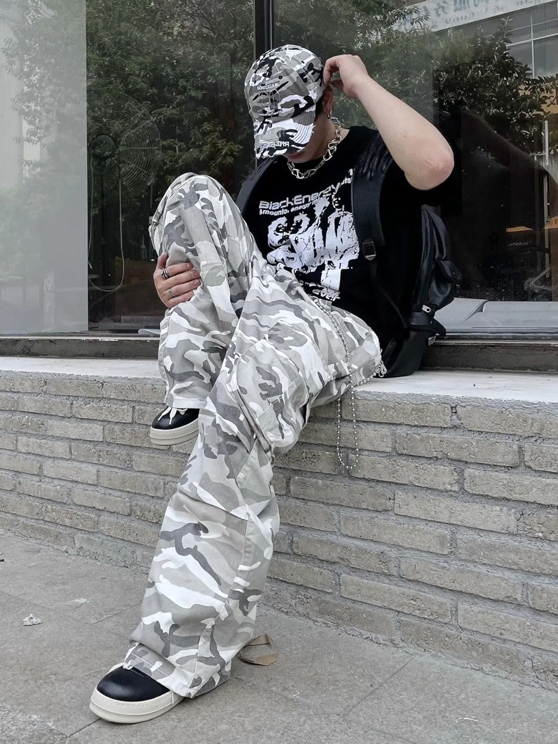 картинка Джинсы карго камуфляжные DFGIGT E20 Camo от магазина Одежда+