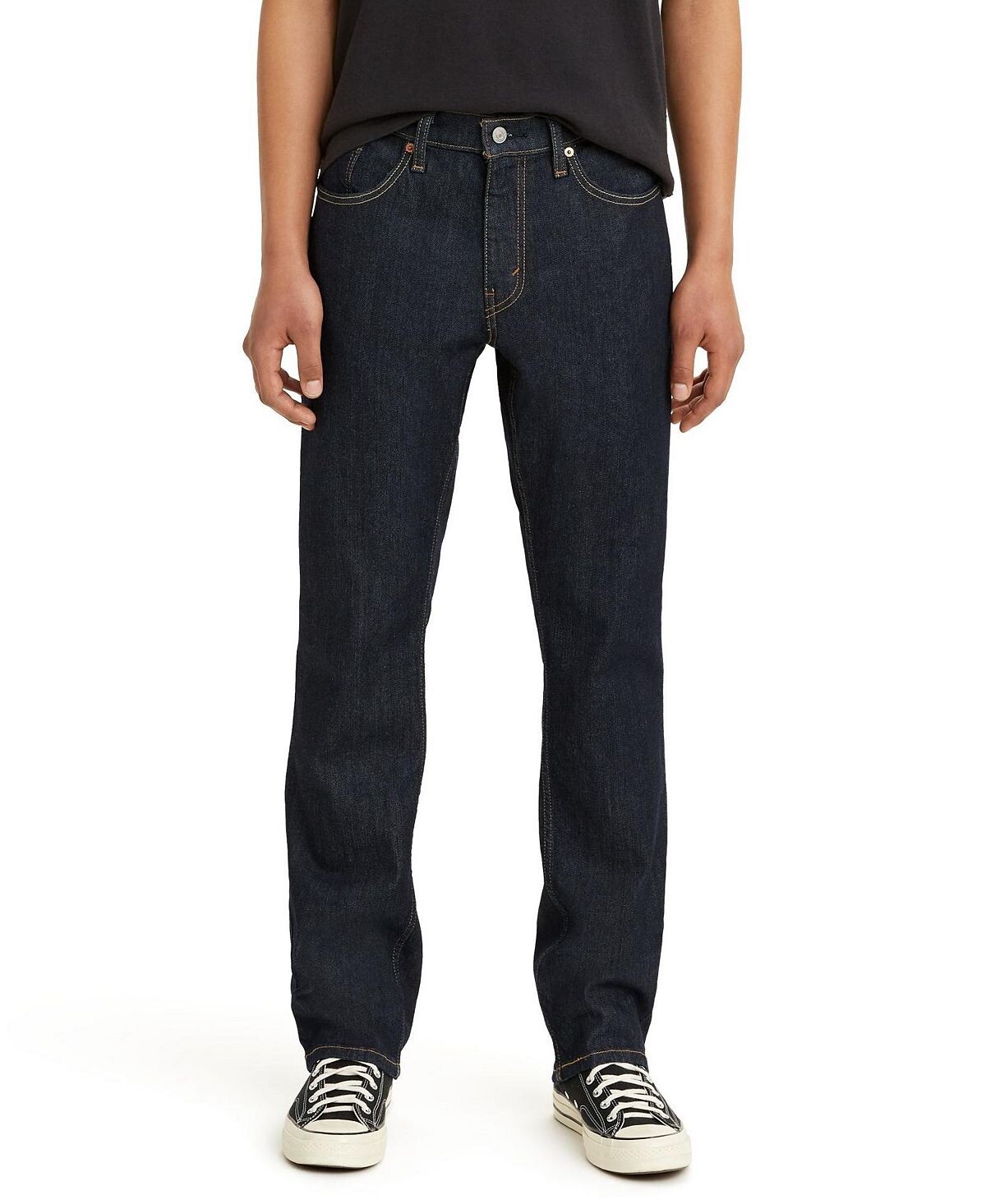 картинка Мужские эластичные джинсы Levi's 559™ прямого кроя, темный деним от магазина Одежда+