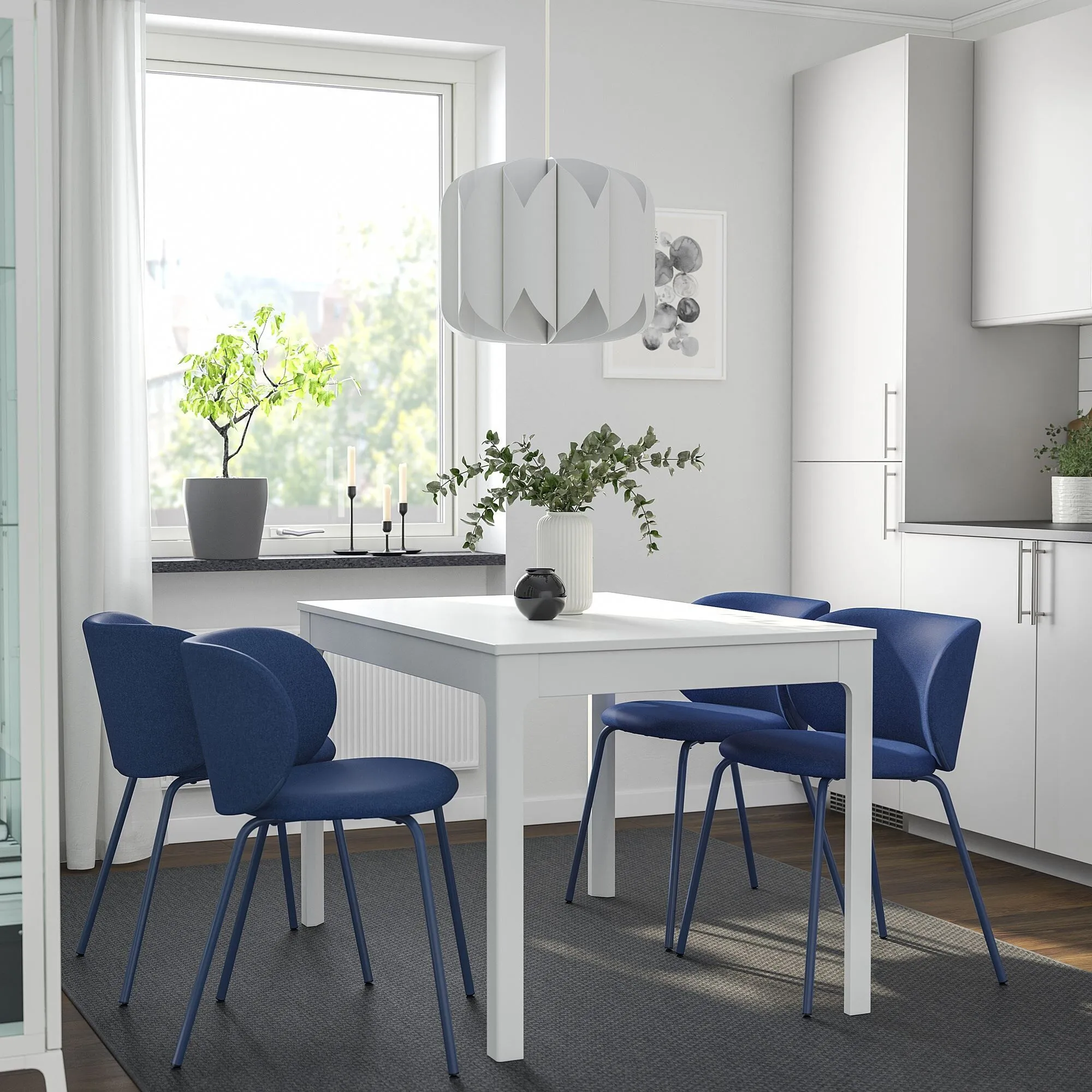 картинка Стул с обивкой, Тонеруд синий KRYLBO IKEA от магазина Одежда+