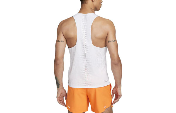 картинка Майка Nike AeroSwift NN Running Singlet 'White Orange', белый от магазина Одежда+