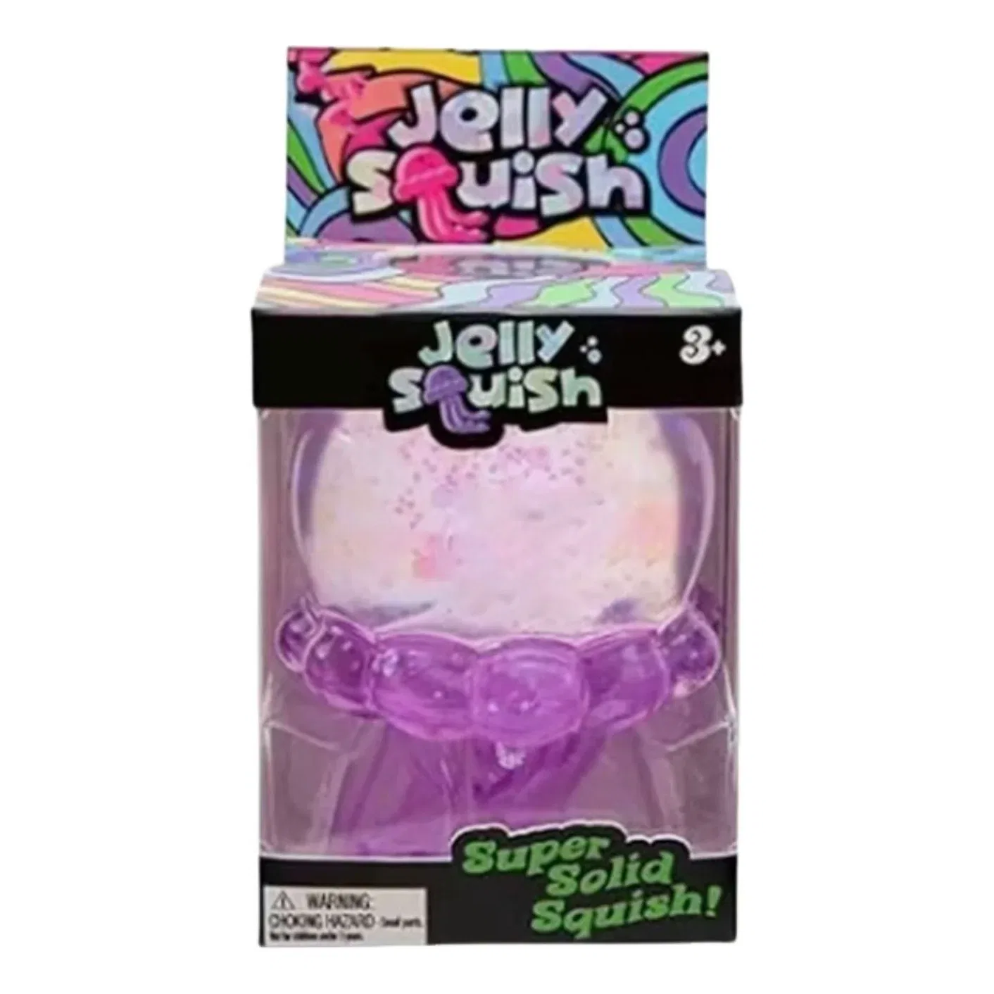 картинка Антистресс-игрушка JellySquish Squishy Fidget Toy NeeDoh, фиолетовый от магазина Одежда+