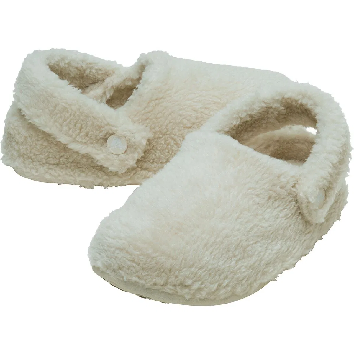картинка Детские тапочки с искусственным мехом Classic Cozzzy Slipper Crocs, Stucco от магазина Одежда+
