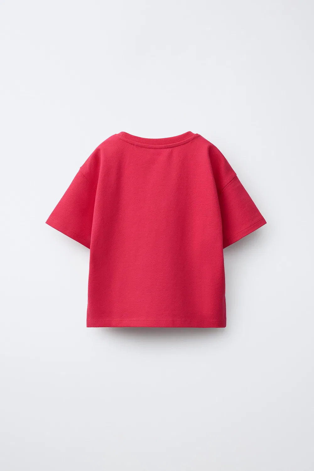 картинка Футболка с карманом в форме сердца ZARA, Mid-red от магазина Одежда+