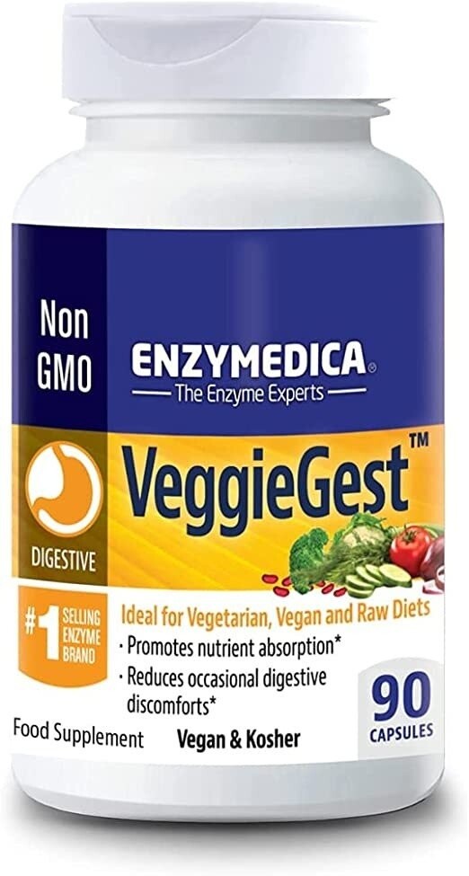картинка VeggieGest (60 капсул) Enzymedica от магазина Одежда+