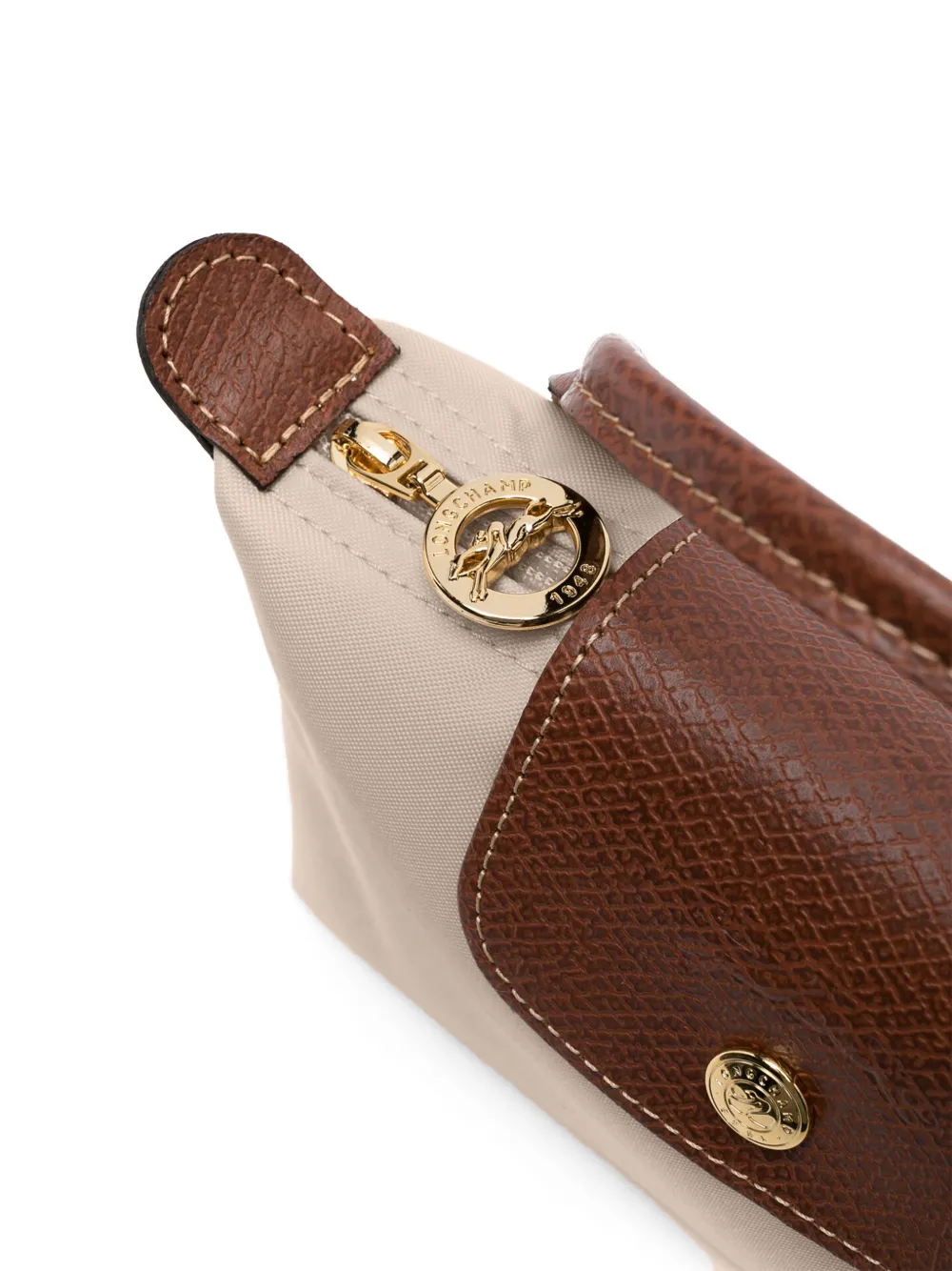 картинка Сумка Longchamp Le Pliage Original Pouch, кремового цвета от магазина Одежда+