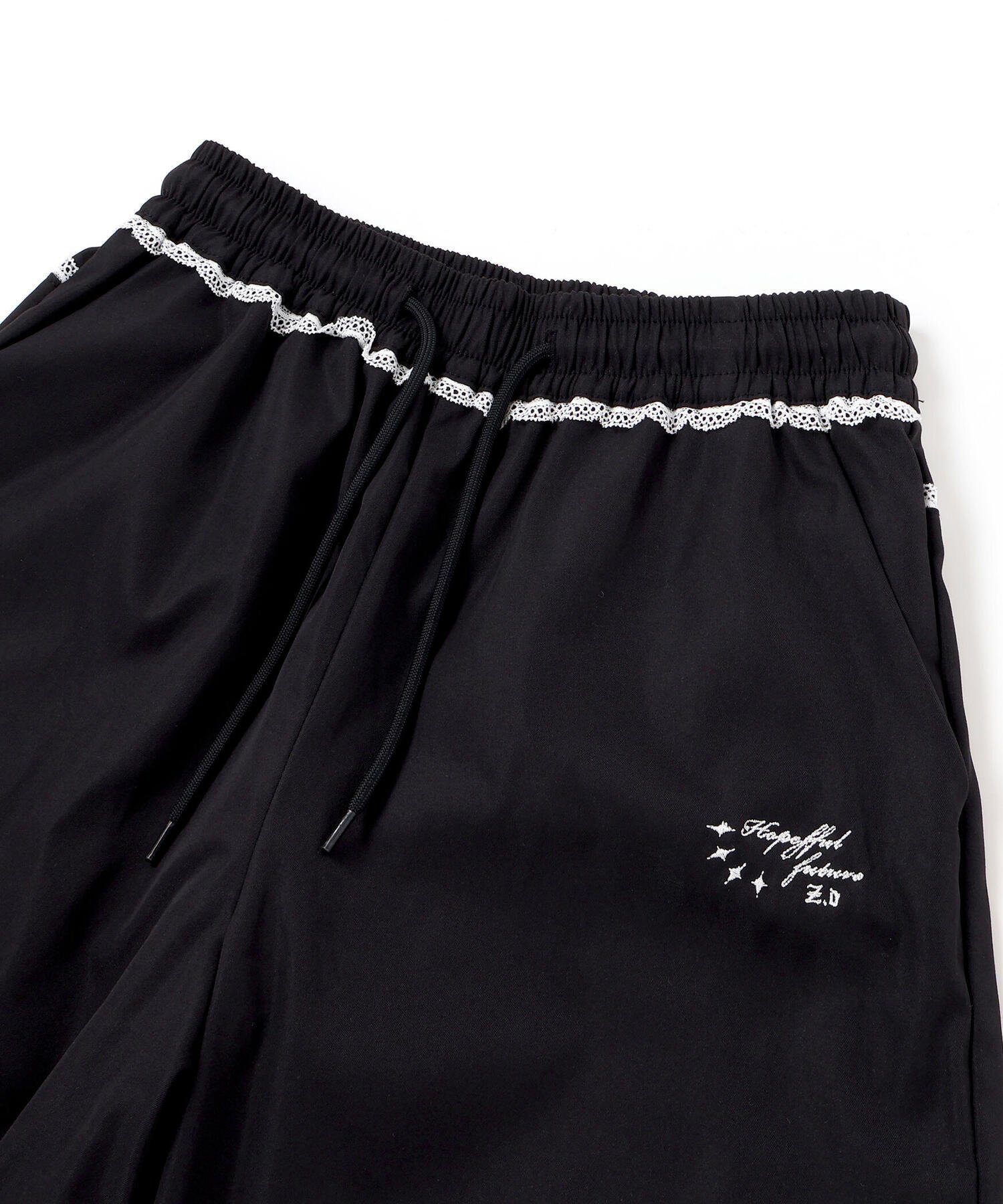 картинка Широкие кружевные брюки (130-160 см) ZIDDY, Black от магазина Одежда+
