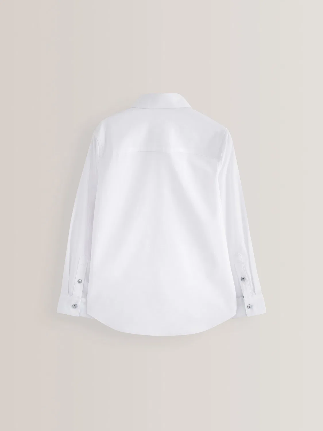 картинка Рубашка с длинным рукавом, классический воротник, отделка Next, белый от магазина Одежда+