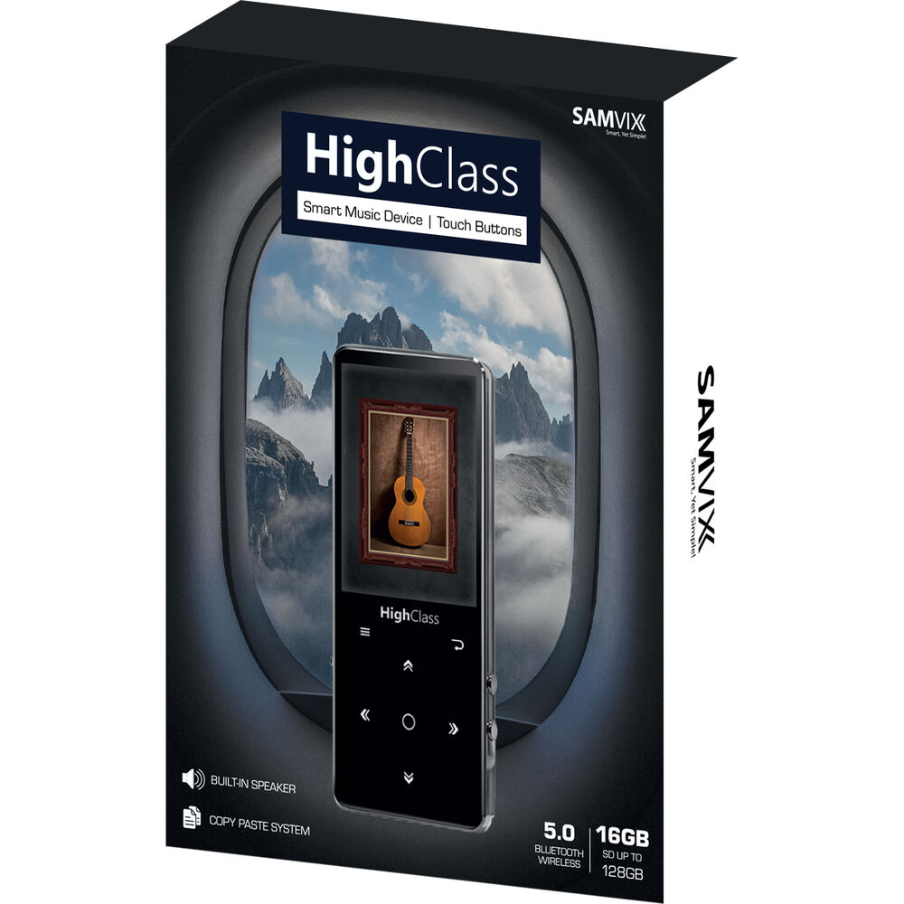 картинка Кошерный MP3-плеер Samvix HighClass 16 ГБ (черный) от магазина Одежда+