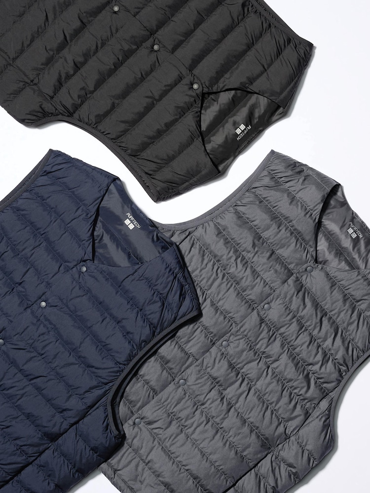 картинка Жилет Uniqlo PUFFTECH Compact, тёмно-серый от магазина Одежда+