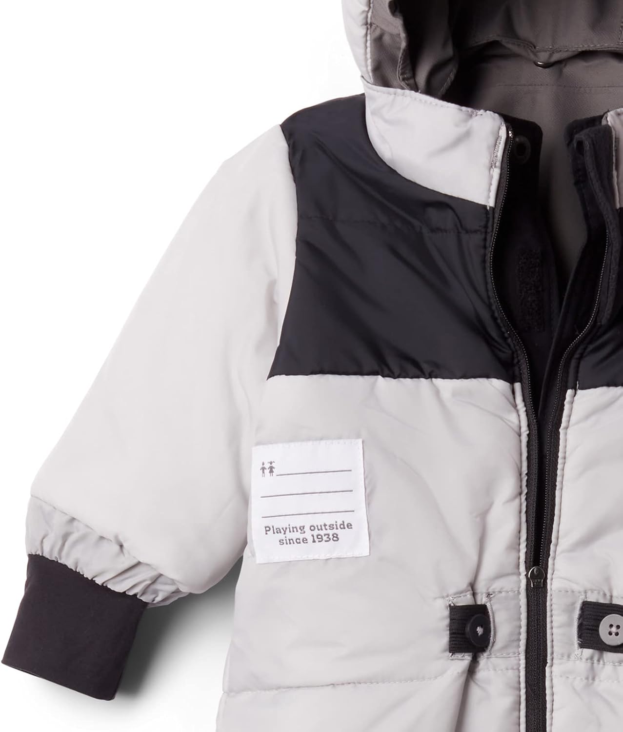 картинка Columbia мальчиков Buga III комбинезон, Black/City Grey от магазина Одежда+