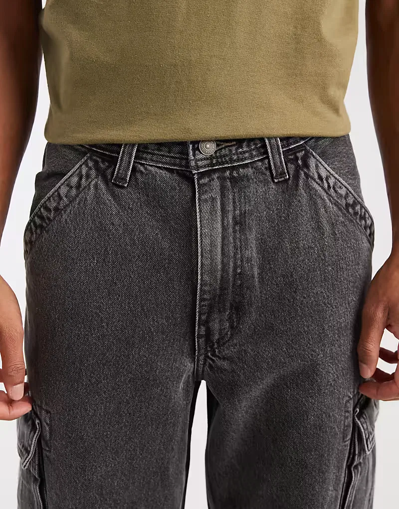 картинка Джинсы-карго Levis 578 из выстиранного денима Levi's, черный от магазина Одежда+