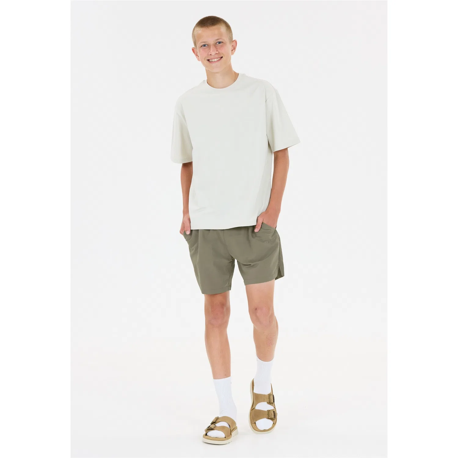 картинка Детские плавки с эластичным поясом Les'Arcs, Olive Green от магазина Одежда+