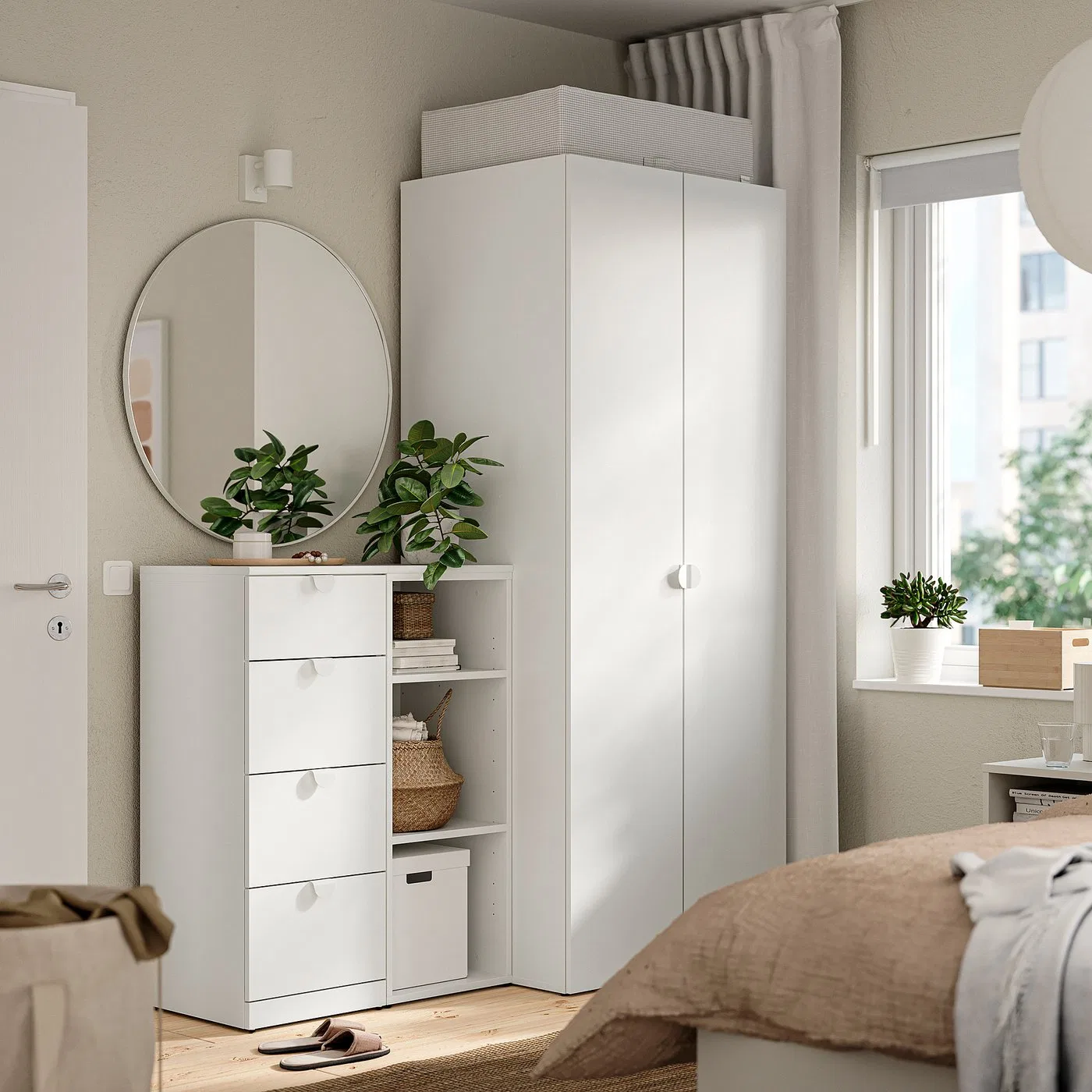 картинка Чехол для хранения, белый/черный, 71x51x18 см от магазина Одежда+