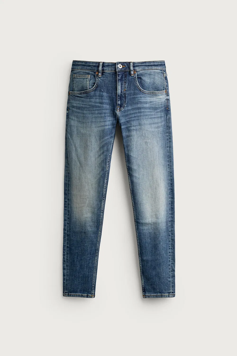 картинка Узкие джинсы ZARA, Mid-blue от магазина Одежда+