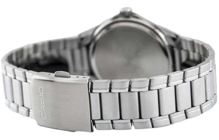 картинка Наручные часы Casio MTP-1239D-1A, серебристые с черным циферблатом от магазина Одежда+