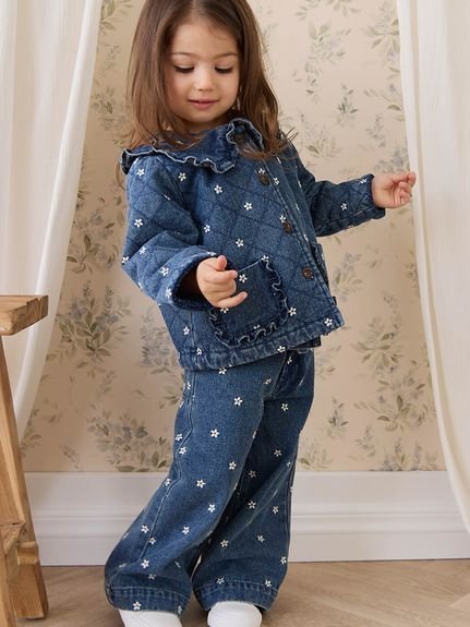 картинка Джинсовые брюки Josie с цветочным принтом Jamie Kay, BLU[086] от магазина Одежда+