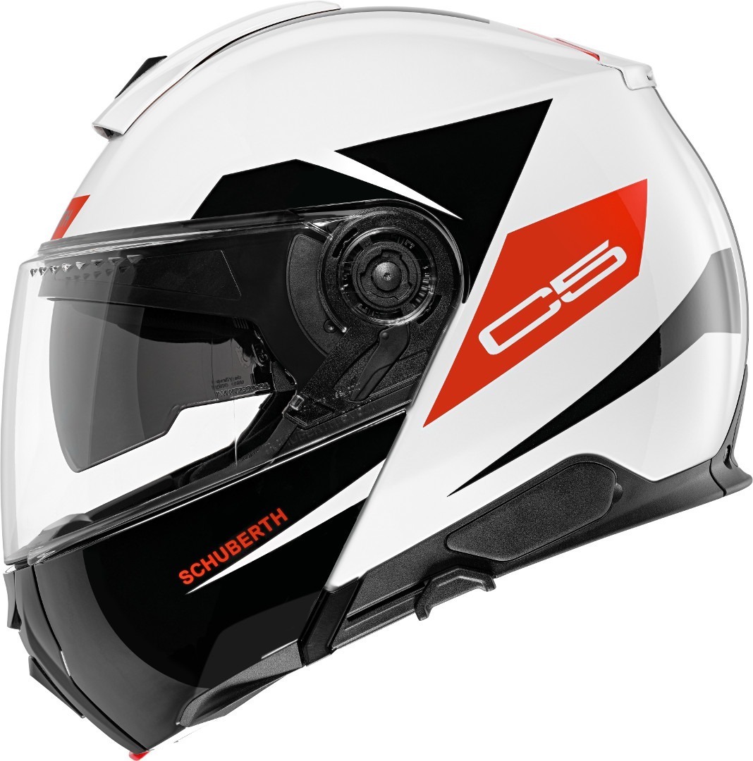картинка Шлем Schuberth C5 Eclipse, белый/красный от магазина Одежда+