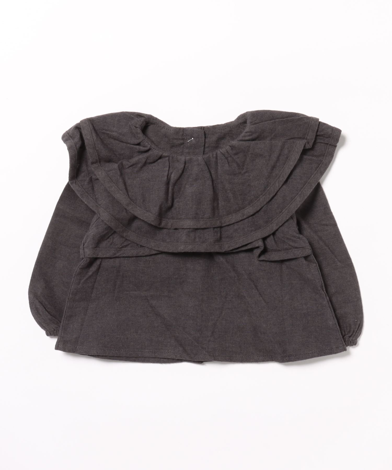 картинка Топ с оборками Aimoha Kids, Dark Gray от магазина Одежда+