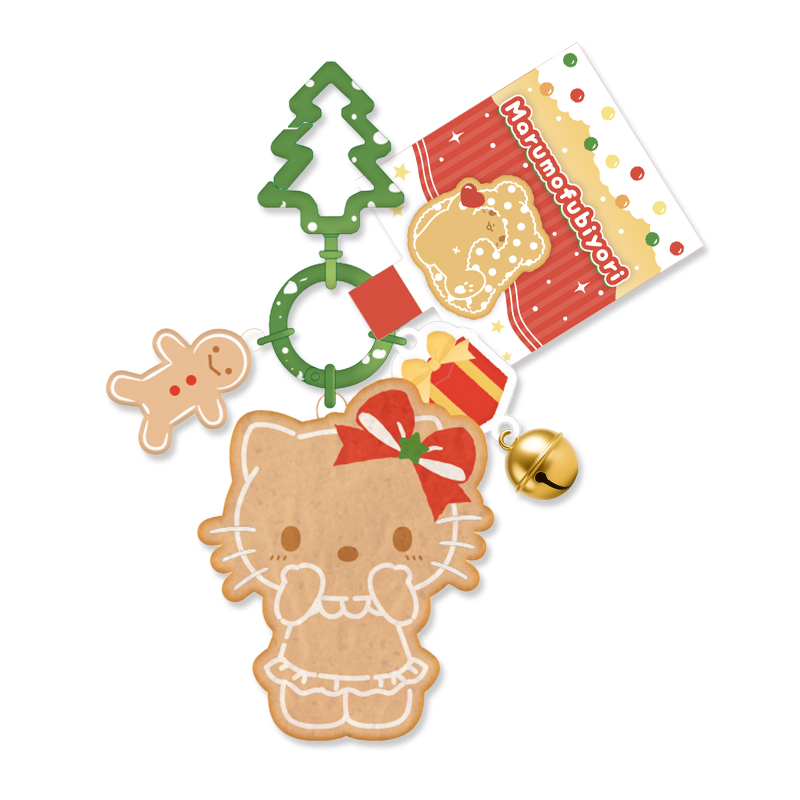 картинка Hello Kitty Alloy Christmas Trees Charm Unisex Sanrio, blanket bear от магазина Одежда+