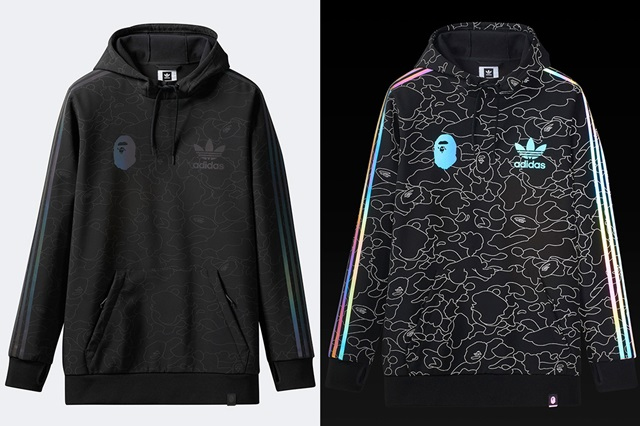 картинка Куртка BAPE x adidas Snow, черный от магазина Одежда+