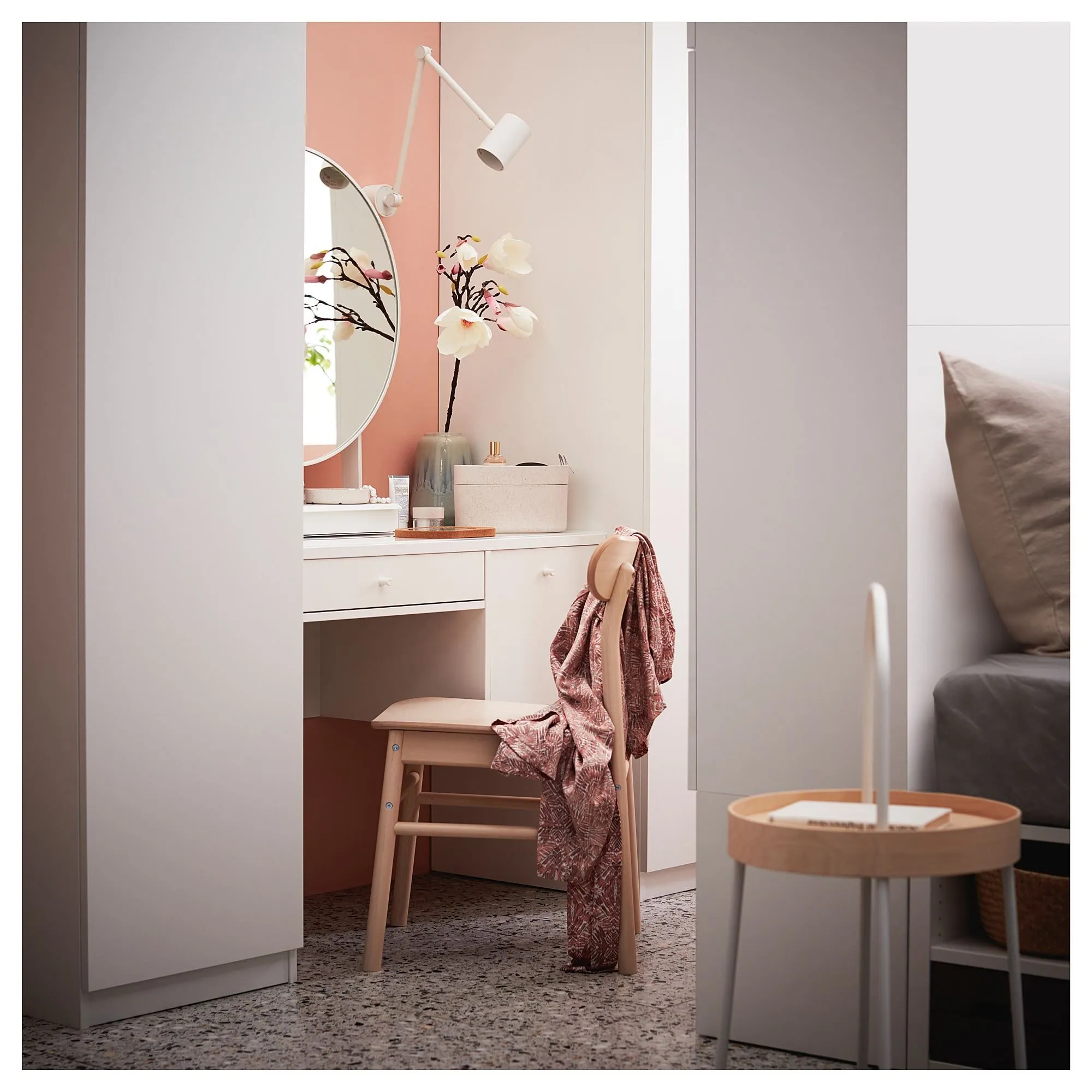 картинка Туалетный столик IKEA SYVDE,  100x48 см, белый от магазина Одежда+