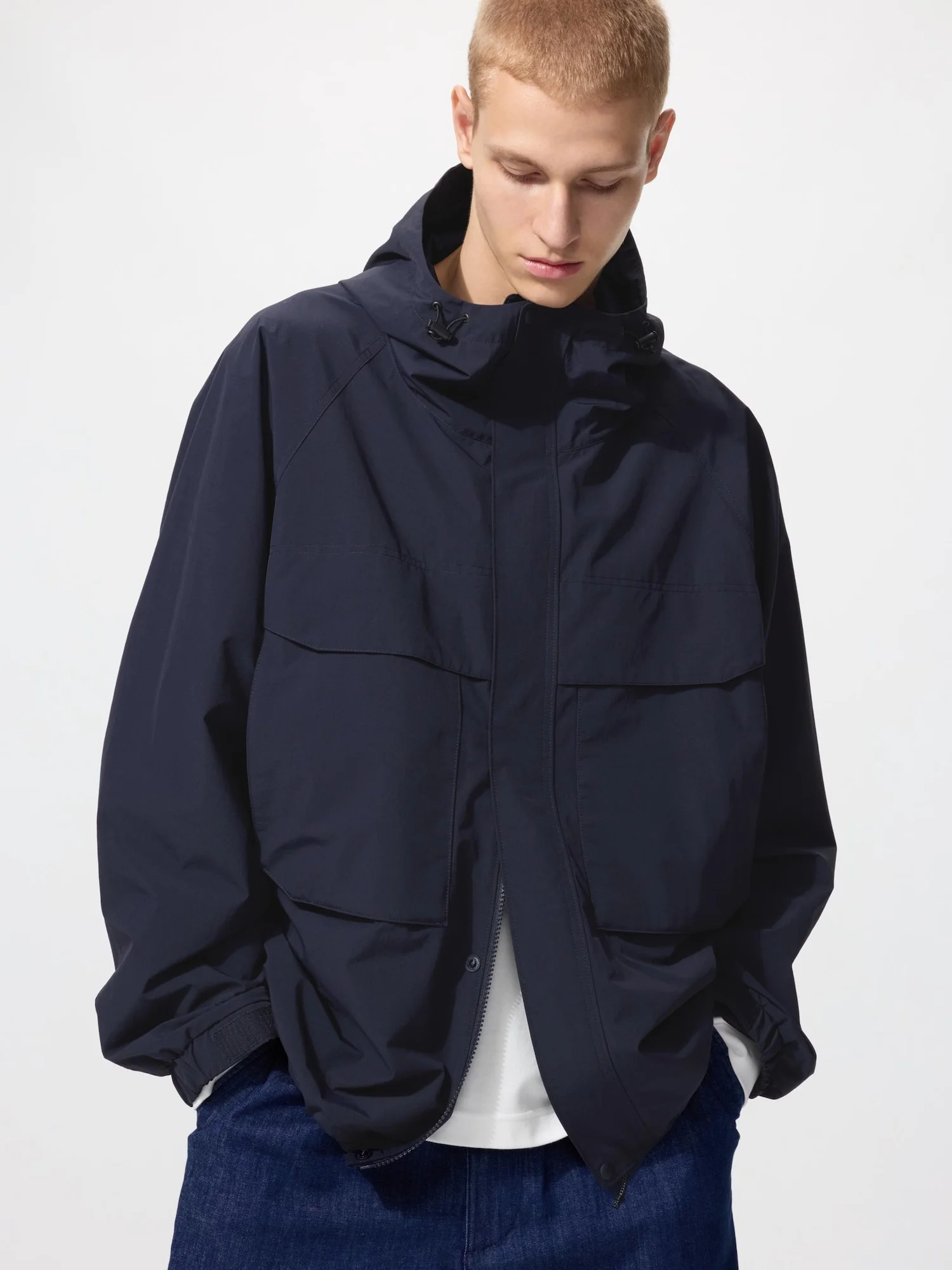 картинка Ветровка Uniqlo Unisex, 69 темно-синий от магазина Одежда+