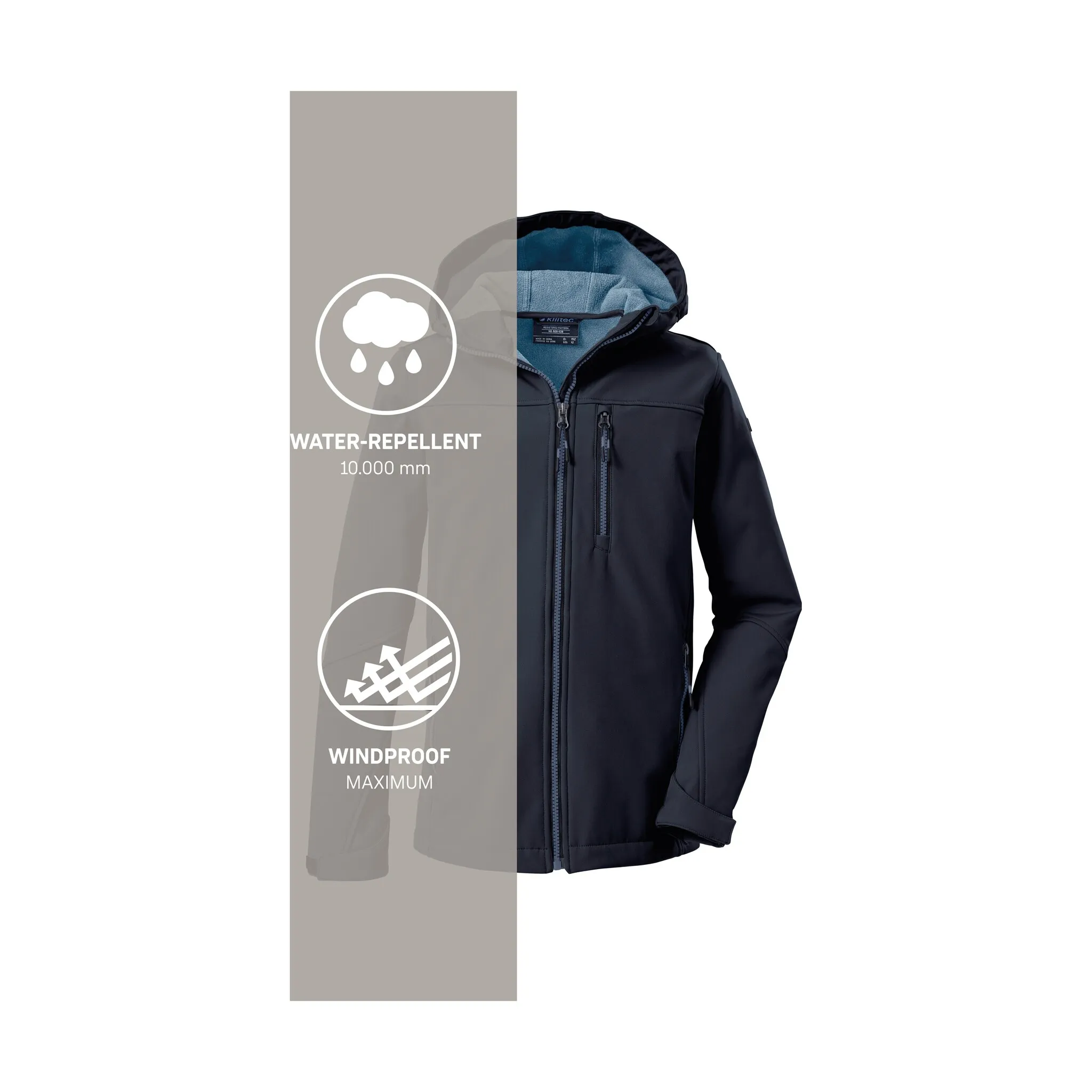 картинка Куртка Killtec Softshell «Куртка Softshell для мальчиков», цвет navy от магазина Одежда+