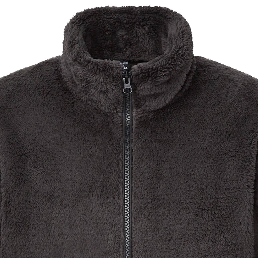 картинка Куртка Uniqlo Fluffy Fleece Zipped, 08 темно-серый от магазина Одежда+