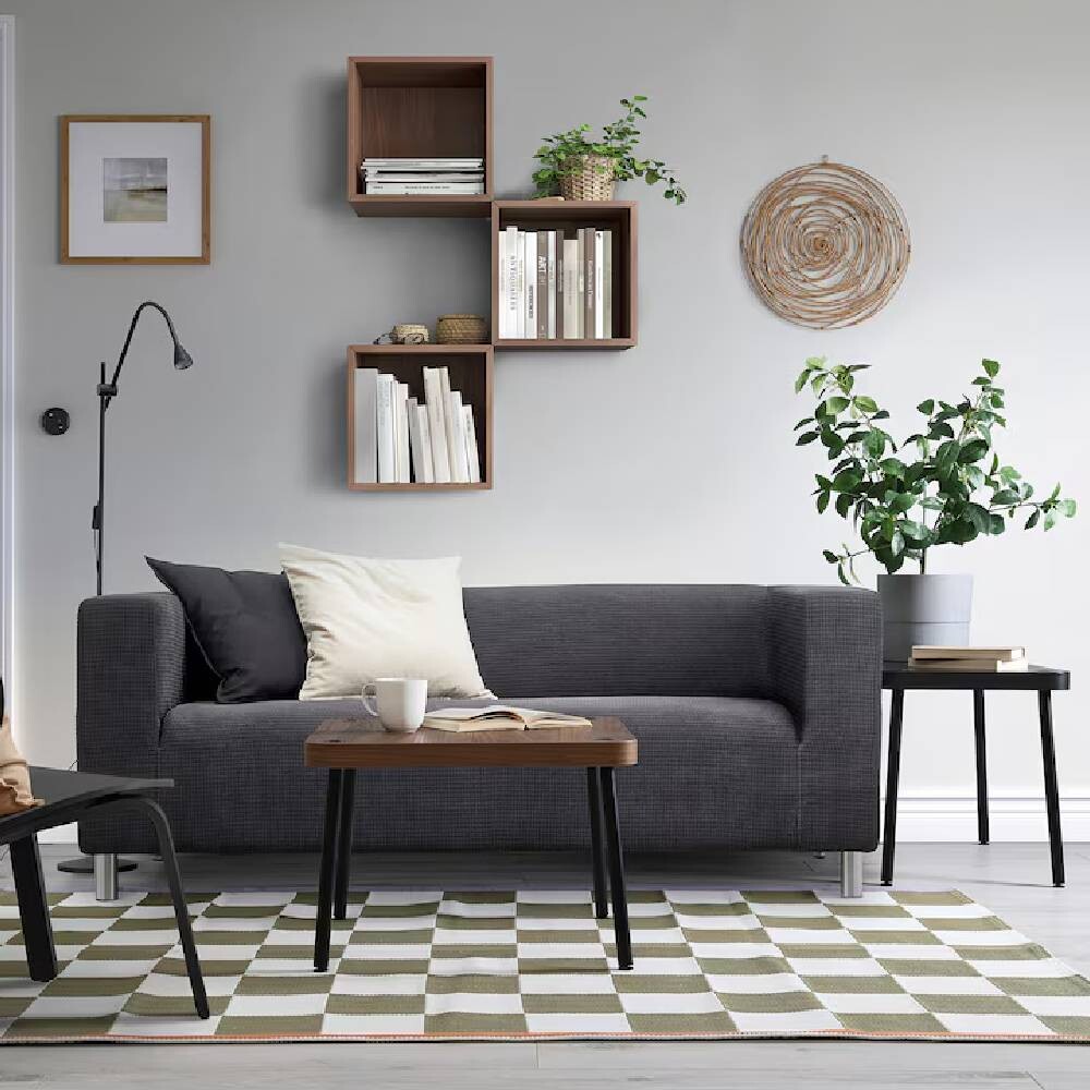 картинка Стол журнальный Ikea Sonhult, коричневый/черный от магазина Одежда+