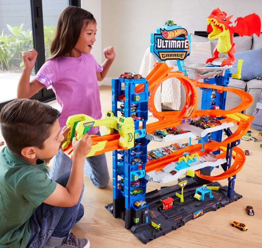 картинка Hot Wheels City Mega Garage Атака Дракона Hkx48 от магазина Одежда+