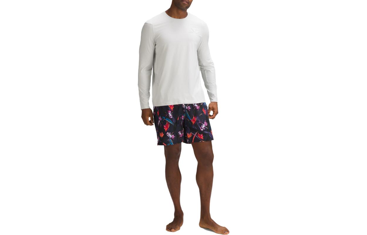 картинка Футболка SS23 Waterside Мужская Lululemon, Цвет хаки коричневый/ROVR от магазина Одежда+