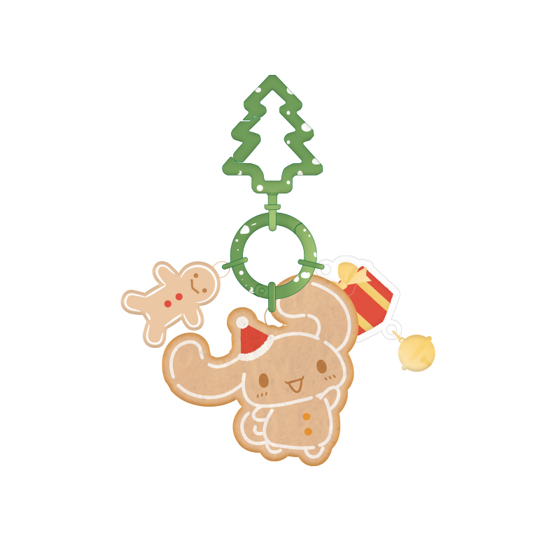 картинка Hello Kitty Alloy Christmas Trees Charm Unisex Sanrio, blanket bear от магазина Одежда+