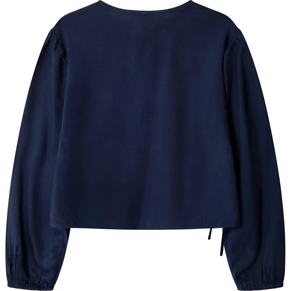 картинка Рубашка с длинным рукавом Dania Pepe Jeans, синий от магазина Одежда+