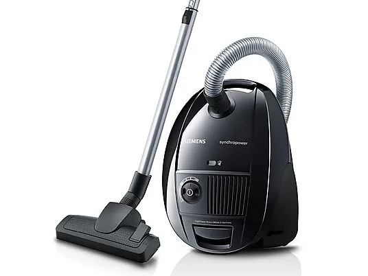 картинка Пылесос Siemens VS06A212 Synchropower, черный от магазина Одежда+