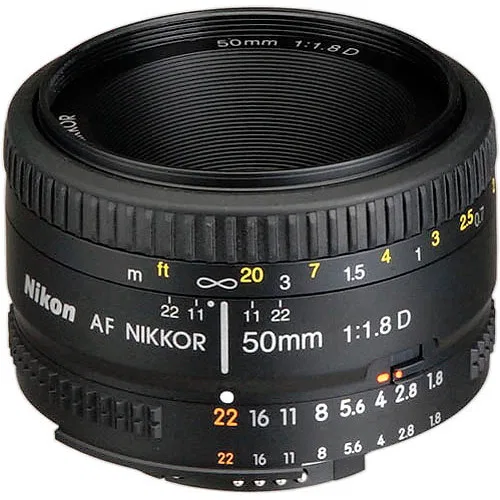 картинка Объектив Nikon AF NIKKOR 50 мм f/1.8D от магазина Одежда+
