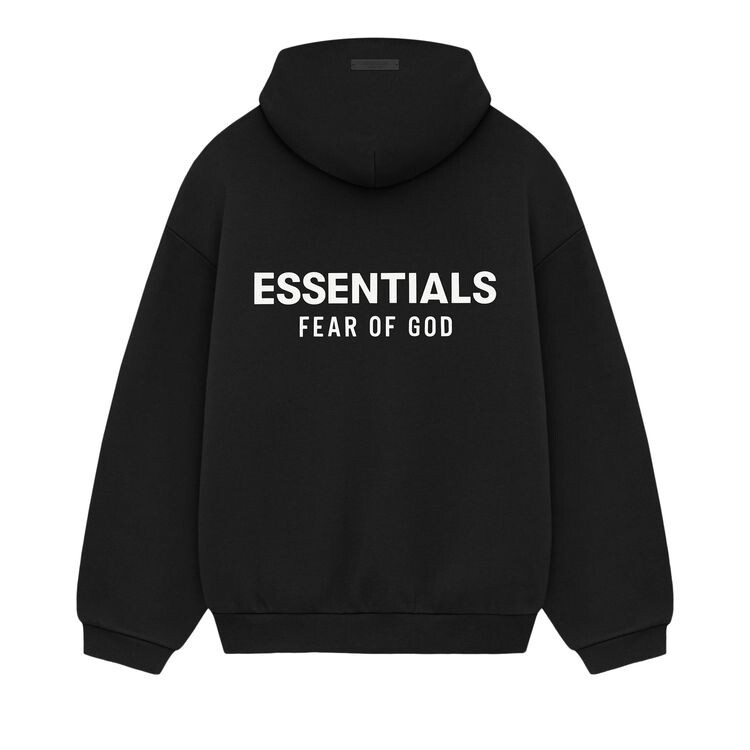 картинка Худи Fear of God Essentials Fleece, черный от магазина Одежда+