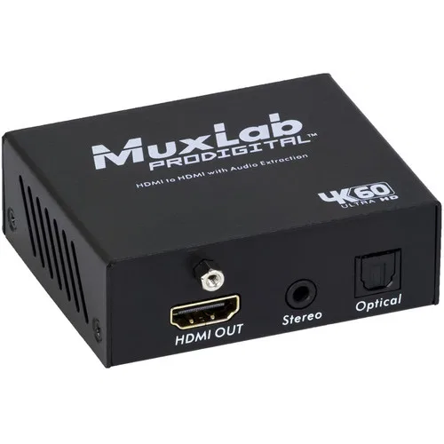 картинка Удлинитель MuxLab 4K/60 HDMI-HDMI с функцией извлечения звука от магазина Одежда+