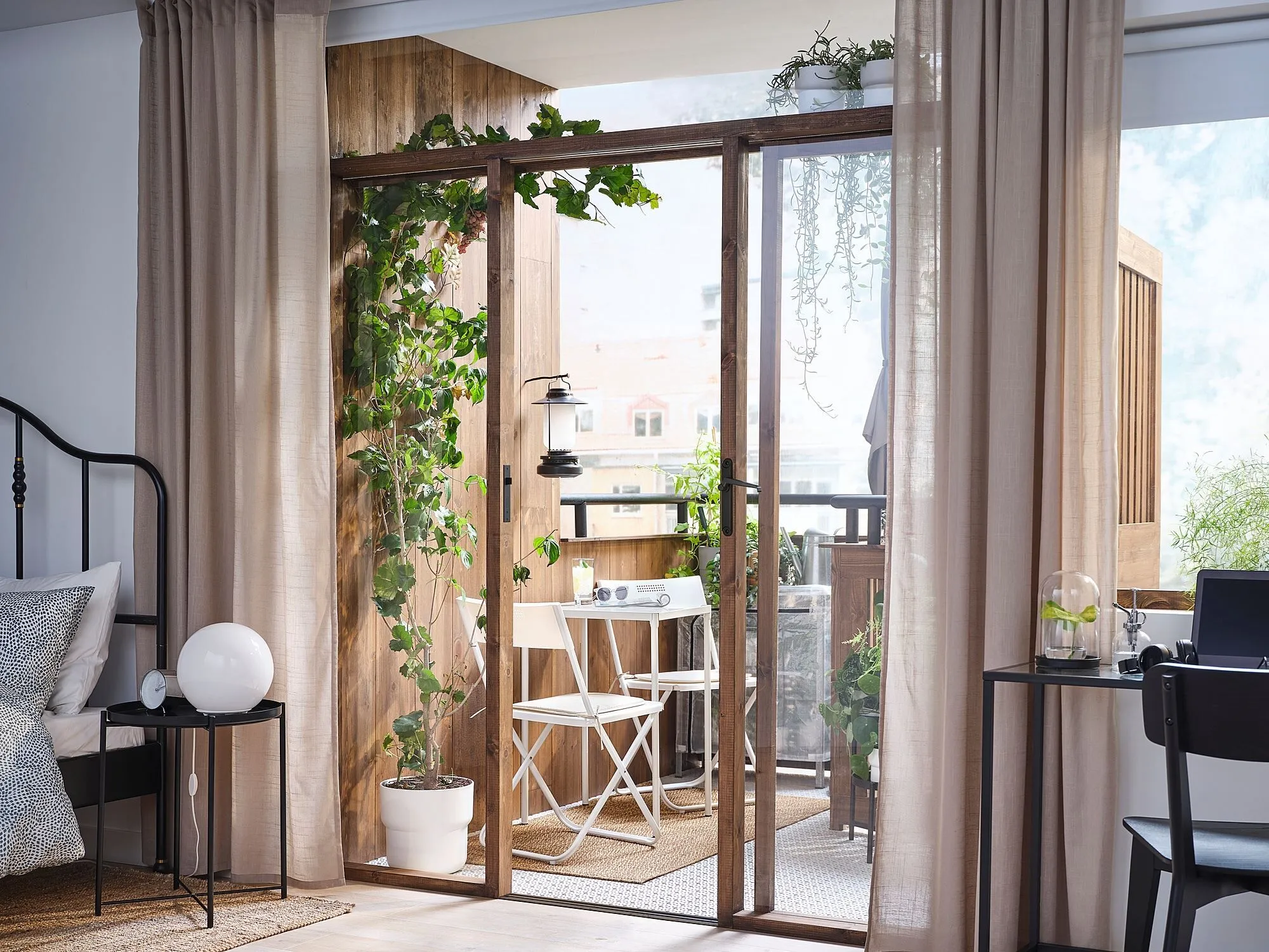 картинка Балконный столик, белый, 50x44 см, FEJAN IKEA от магазина Одежда+