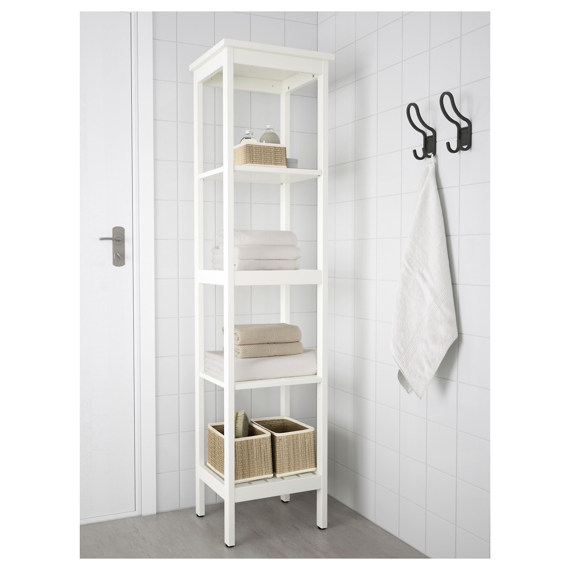 картинка Стеллаж HEMNES IKEA, белый, 42x172 см от магазина Одежда+