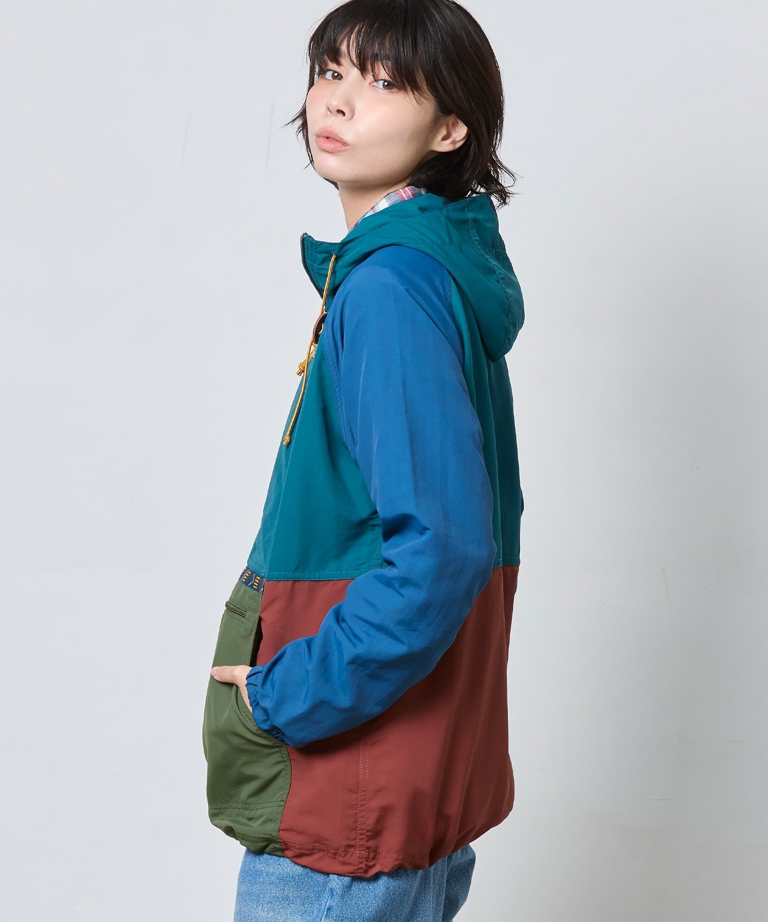 картинка Анорак Mountain Classic, разноцветный L.L.Bean, Sprc/TscnOlv от магазина Одежда+