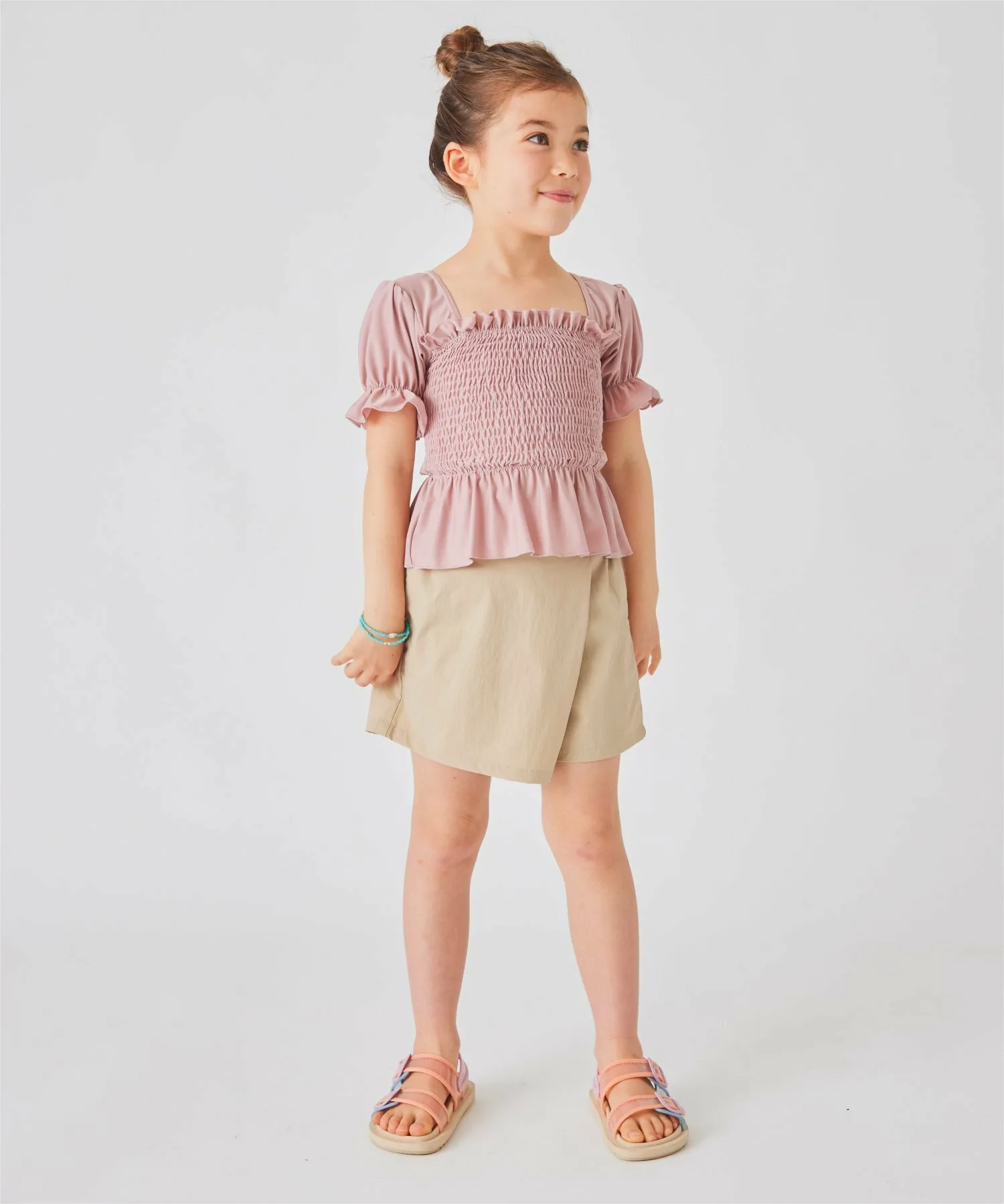 картинка Купальник с пышными рукавами (отдельный) Ever Closet, pink от магазина Одежда+