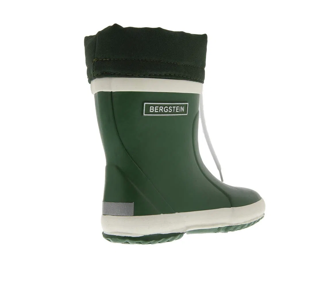 картинка Детские сапоги для мальчиков резиновые Bergstein, Green White от магазина Одежда+