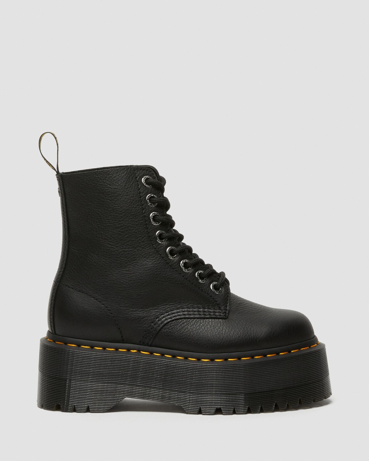 картинка Ботинки Dr. Martens 1460 Max Platform, кожа Pisa, черный от магазина Одежда+