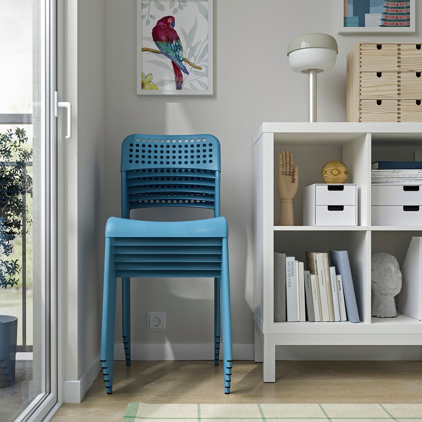 картинка Стул Ikea Sandsberg, синий от магазина Одежда+